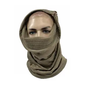 Grid Fleece Neck Gaiter - Versatile Design for Outdoor Activities, Lightweight and Comfortable Fit