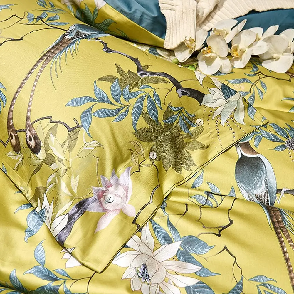 Size  and Birds  Printed  Bed Pilowcase  Cotton Pillow Cover 20 x 36 Inches Set of 2 (, 5209-Pillowcases)