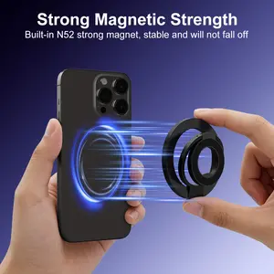 Strong Magnetic Phone Mount for All Phones – 360° Universal Gym Holder, Safe for Workout & Running