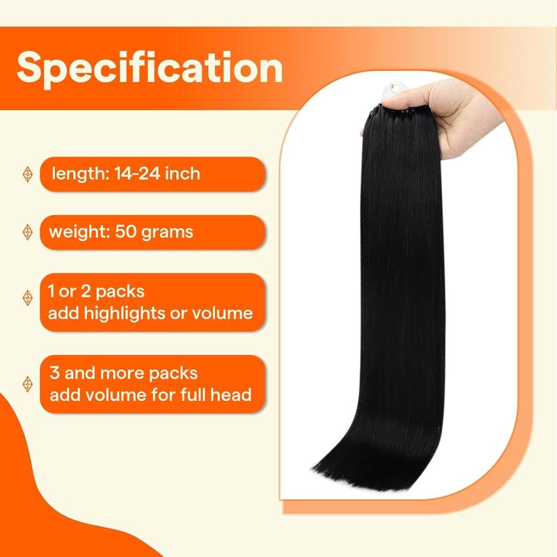 Full Shine Micro Hair Extensions 50 Gram 1g/s Microloop Human Hair Extensions Natural Straight Heat Resistant Seamless Blend Comfortable Lightweight 14inch-24inch 1g/s 50g/50s TikTokShopBlackFriday