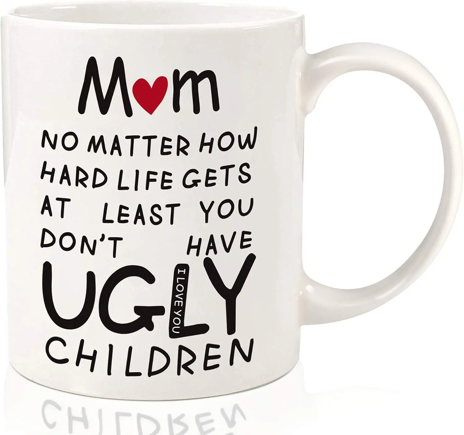Mothers Day Gifts for Mom from Daughter Son 11oz Funny Coffee Mug for Mom Wife Women Personalized Congratulation Retirement Christmas Birthday Valentines Mother's Day Presents for Mama Stepmother