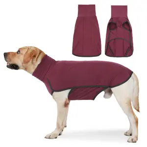 Dog Winter Coat Soft Pullover Pajamas, Pet Windproof Warm Jacket Vest, Comfortable One-Piece for Small Medium Large Dogs