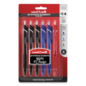 Uni-Ball  Jetstream Element Ballpoint Pen - Pack of 6