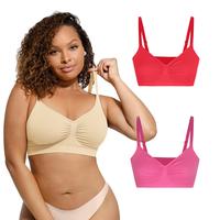 LIGHT BEIGE & PUCE RED & BRIGHT PINK