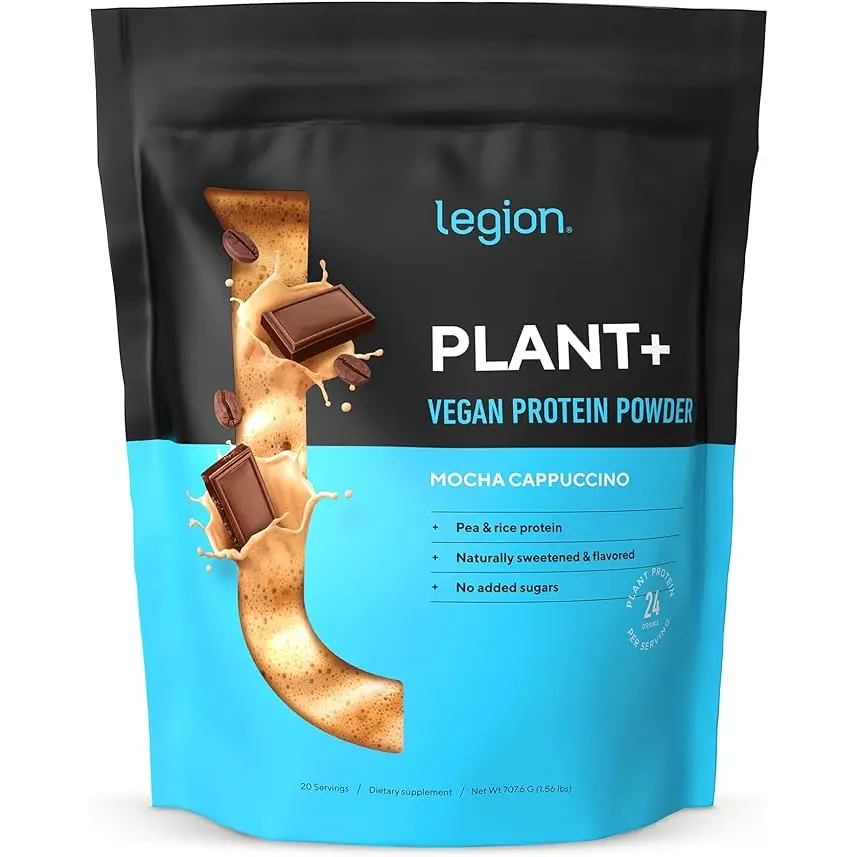 Legion Plant+ Vegan Protein Powder - 20 Servings (Mocha Cappuccino) Legion Plant+ Vegan Protein Powder - 20 Servings (Mocha Cappuccino)