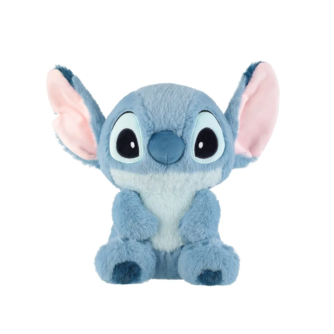 MINISO Official Licensed Disney Stitch Sitting Plush Doll, Lilo & Stitch Cute Large Stuffed Animal Plush Toy, Soft Fluffy Pillow Decor, Birthday Holiday Gift for Stitch Fans Girls Teens