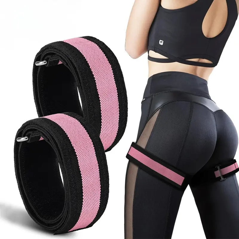 thigh strap occlusion elastic strap BFR blood flow resistance pressure easy buckle blood flow restriction training strap ankle wrist cuff