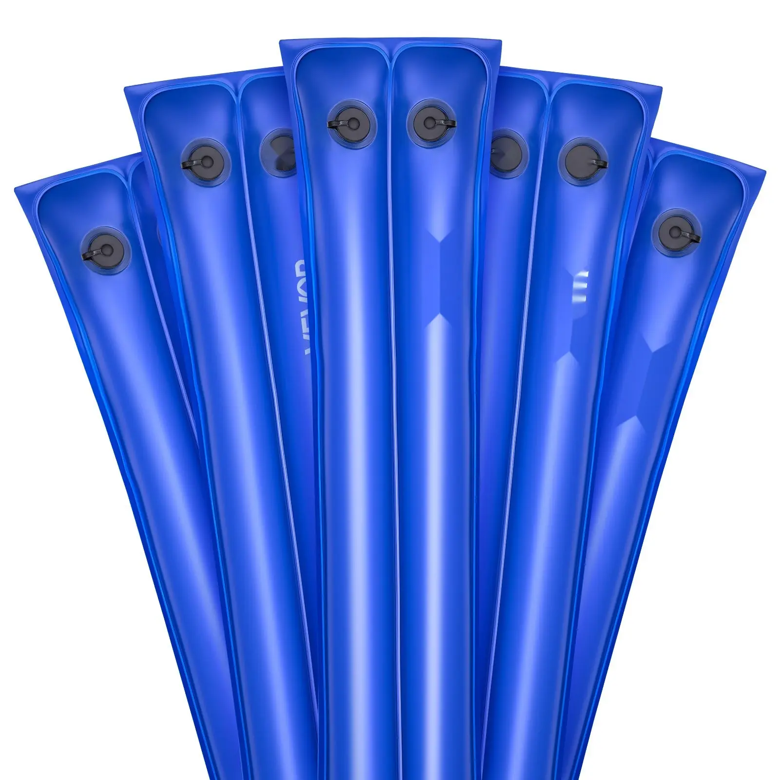 26 Gauge Double Chamber Water Bags For Winter Pool Cover, Heavy-Duty 8 Ft Tubes, 5 Pack Set, Durable Waterproof Ballast Cushions To Secure Pool Covers In Wind And Snow, Quick-Fill Valves For Easy Deployment