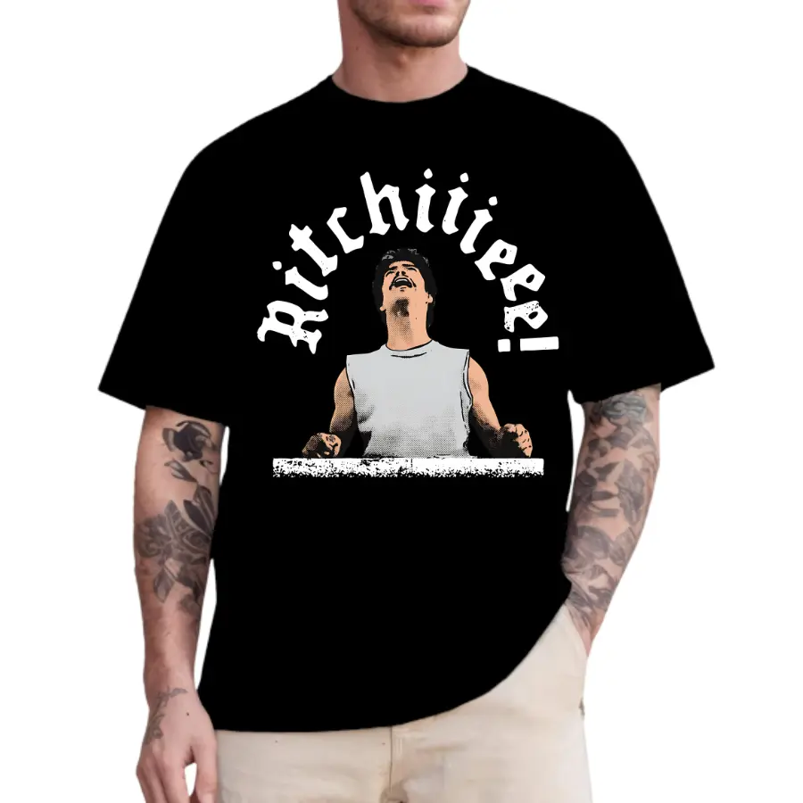 Ritchie Valens La Bamba Shirt, Richieee Funny Graphic Tee, Vintage Latino Music Shirt, Retro Rock N Roll Tee, Hispanic Culture Shirt, Classic 80s Movie Inspired Tee, Unisex Streetwear Gift
