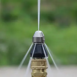 Say goodbye to the blockage! Strong high pressure sewer cleaning nozzle, 1/4" quick connection design, essential tools for dredging and maintenance