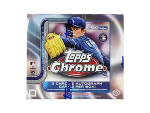 2025 Topps Chrome Baseball Jumbo Hobby Trading Cards