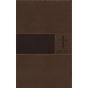 NIV, Premium Gift Bible, Leathersoft, Brown, Red Letter, Thumb Indexed, Comfort Print: The Perfect Bible for Any Gift-Giving Occasion by Zondervan [Leatherbound Book]