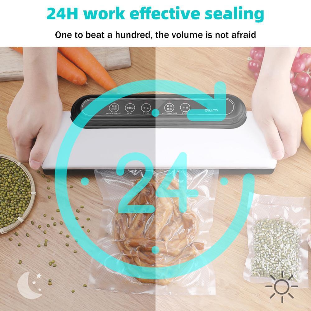 Vacuum Sealer Machine, Automatic Food Sealer Machine for Food Vacuum Packaging, Suction Power, Bags and Cutter Included, with 30 Free Bags
