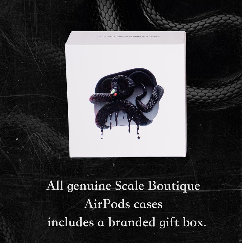 Aura：999999  Black Snake AirPods Case for Airpods Pro2 Pro & AirPods 4 with Green Eye Detail Anti-Drop Protection Gift for Anime Lovers - Audio