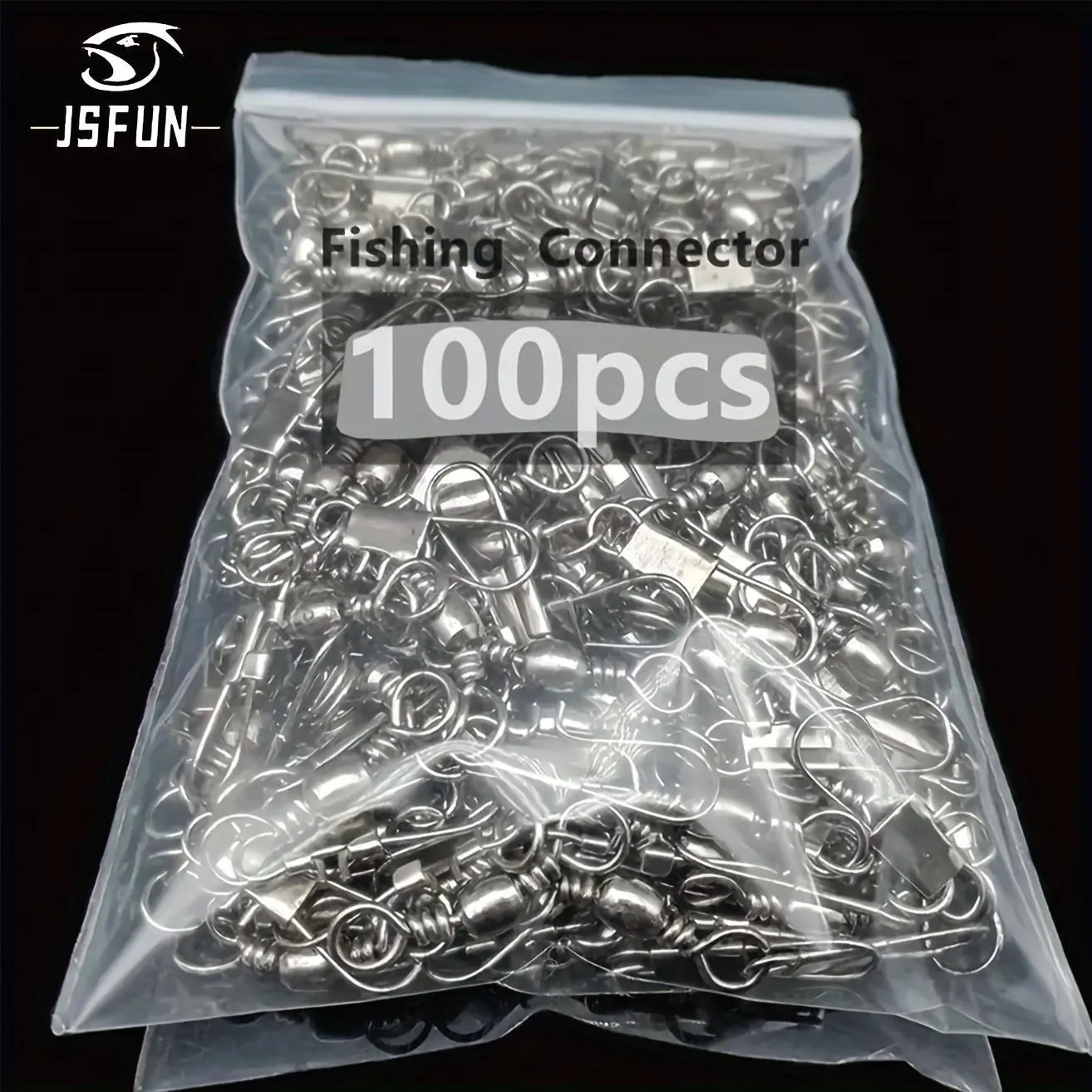 A Set Of 100 Fishing Gear Quick Connectors, B-type Quick Connectors, Suitable for Freshwater And Saltwater Fishing