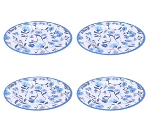 Temp-tations Set of 4 Melamine Dinner Plates