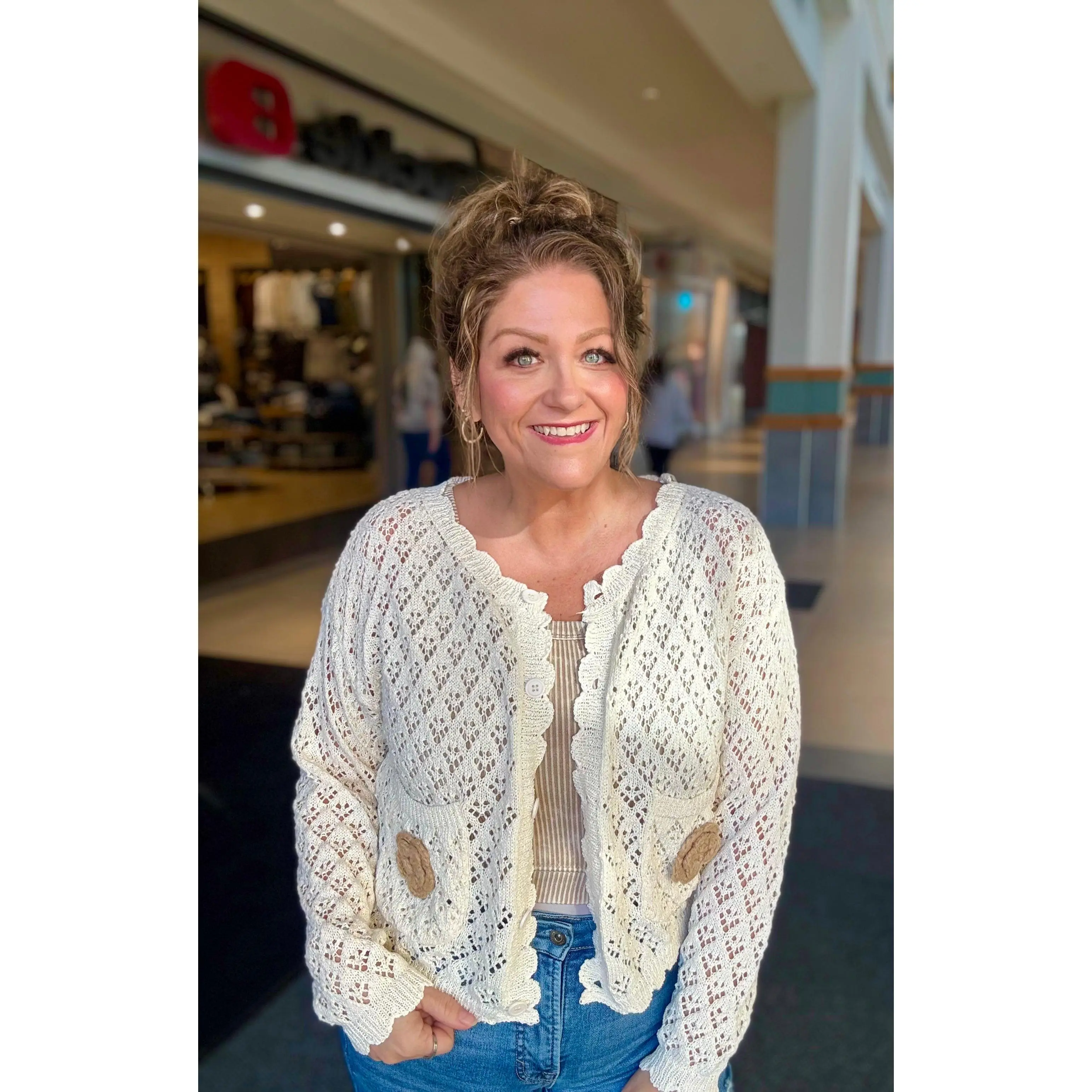 Soft Scallop Dream Cardigan