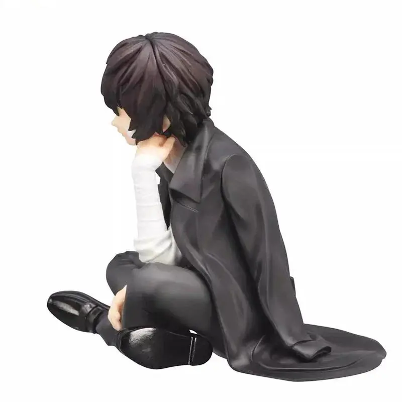 Unisex Osamu Dazai PVC Action Figurine - Japanese Bungo Stray Dogs Anime Collection Peripheral Toy, Birthday Gift for Anime Fans