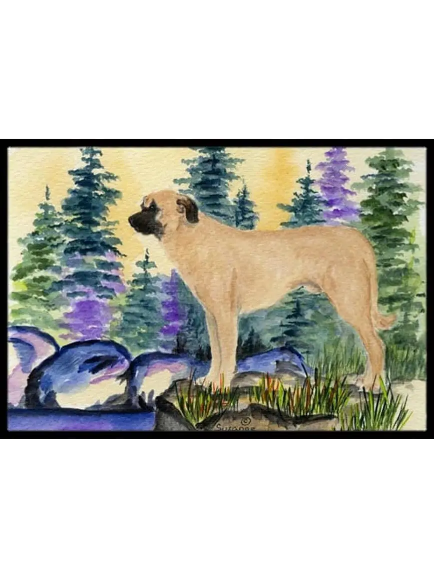 Carolines Treasures SS8012MAT Anatolian Shepherd Indoor-Outdoor Mat, 18x27 in, Anti-Skid, Durable, Fade Resistant