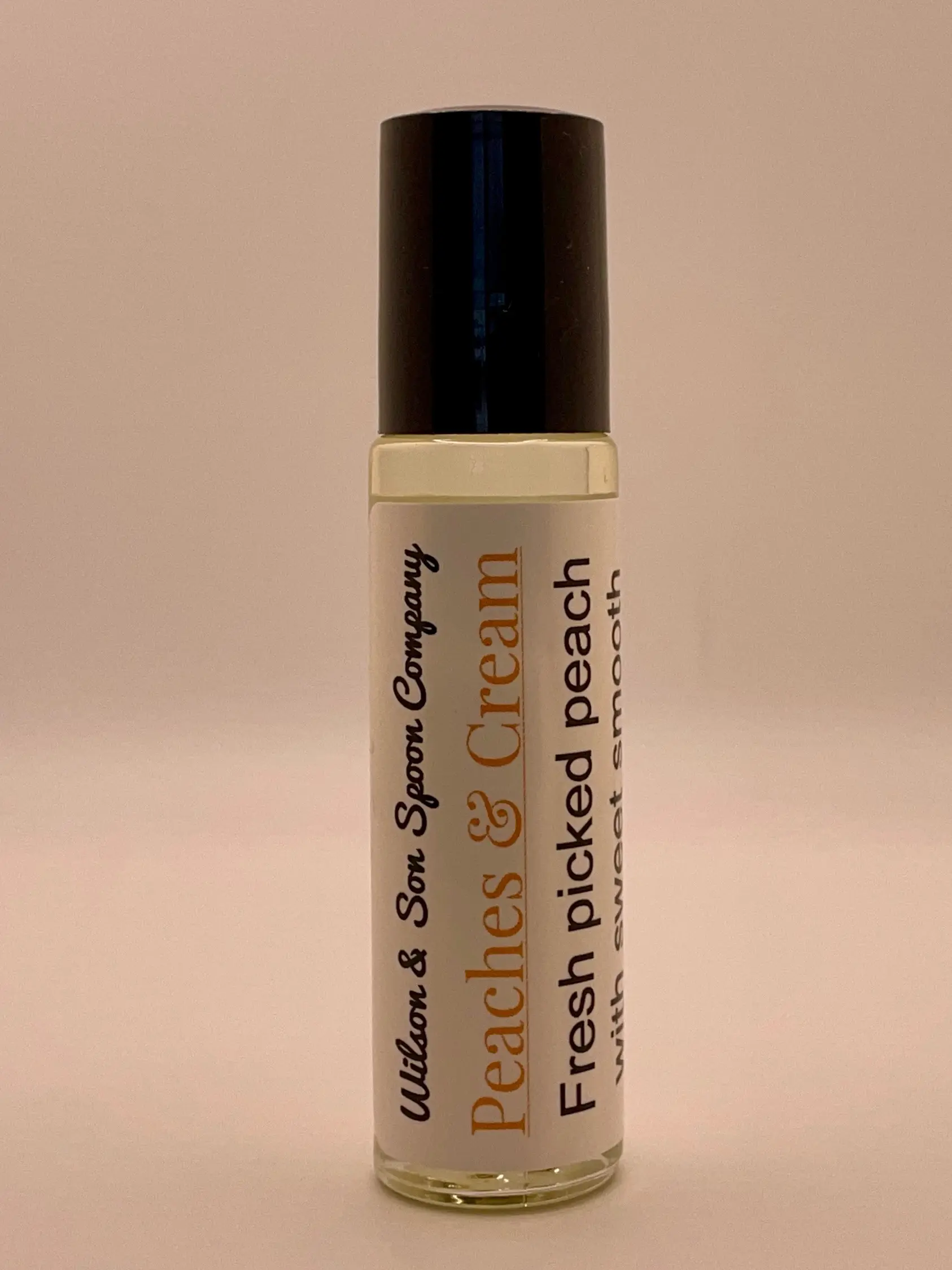 Peaches and Cream Scented Body Oil Roll-On - Moisturizing, Hydrating, Subtle Aroma Nourishing Cosmetic for Body Care - Single Item from Kansas City Small Business (Peachy Cream Variant), Body Oil Moisturizing