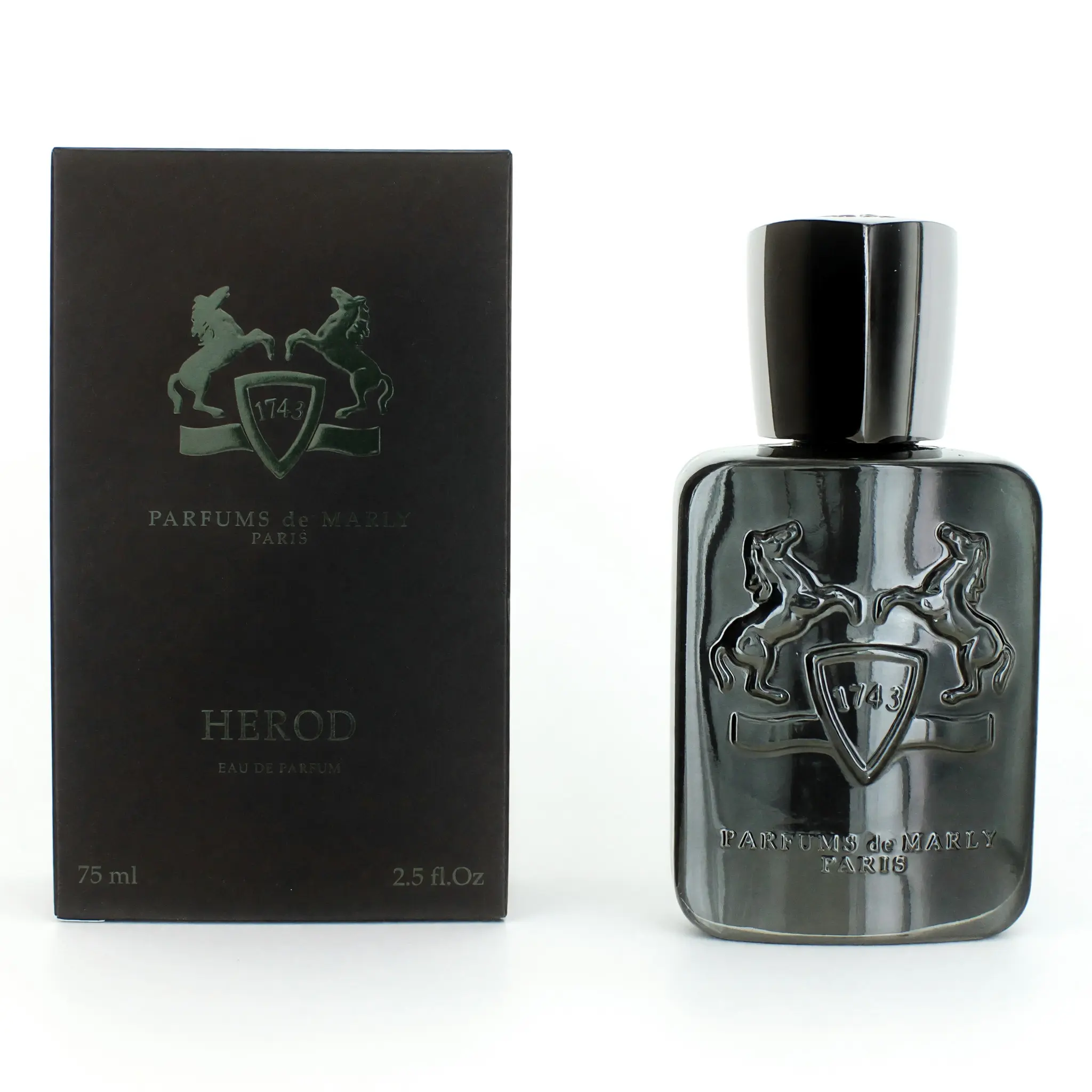 Men's Parfums de Marly Herod 2.5 oz EDP Spray - Masculine Cologne, Signature Scent, Woody-Spicy Fragrance with Cedar Base, Liquid Spray Men's Fragrance