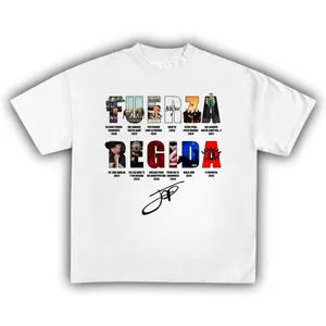 Fuerza Regida Merch - Fuerza Full Album Collection Shirt - Mexico Artist Graphic Tee - RnB Music, Retro Vintage T-Shirt - Top Unisex