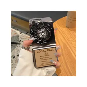 Creative Vintage Pattern Phone Case, Anti-Drop Decorative Phone Protector Cover, Shockproof Phone Accessories For IPhone 11 12 13 14 15 16 Pro Max