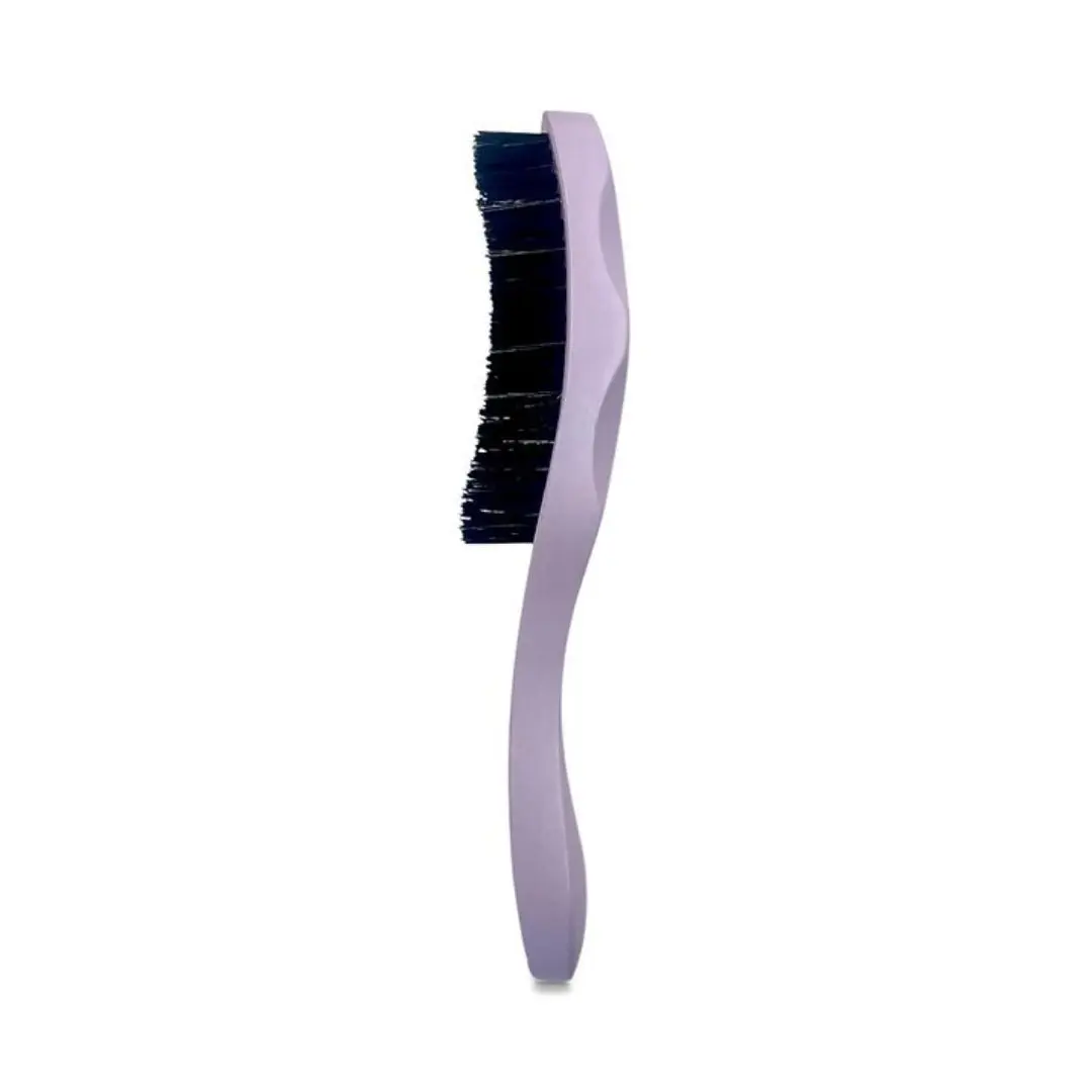 JIGGSAWMILLIONS Purple Tribal Wave Hard Black Bristles - Hard Bristles for Thick Coarse Hair, Wave Styles - Hard Wave Master