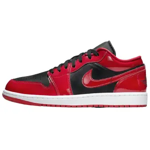 Air Jordan 1 Low 'Patent Varsity Red Black'