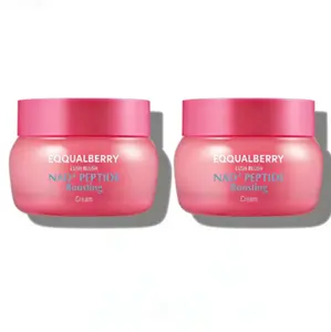 EQQUALBERRY NAD+ Peptide Boosting Cream delivers powerful Korean anti-aging care. With collagen and peptides, it improves skin elasticity, fights fine lines, supports healthy aging, and provides long-lasting hydration. 1.69 fl.oz / 50ml.
