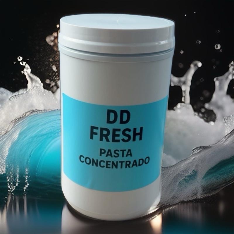DD Fresh pasta azul concentrada para hacer 20l de detergente para ropa Cleaner Pack Cleaning Products fragancia floral fresca (almizcle dulce y lino),