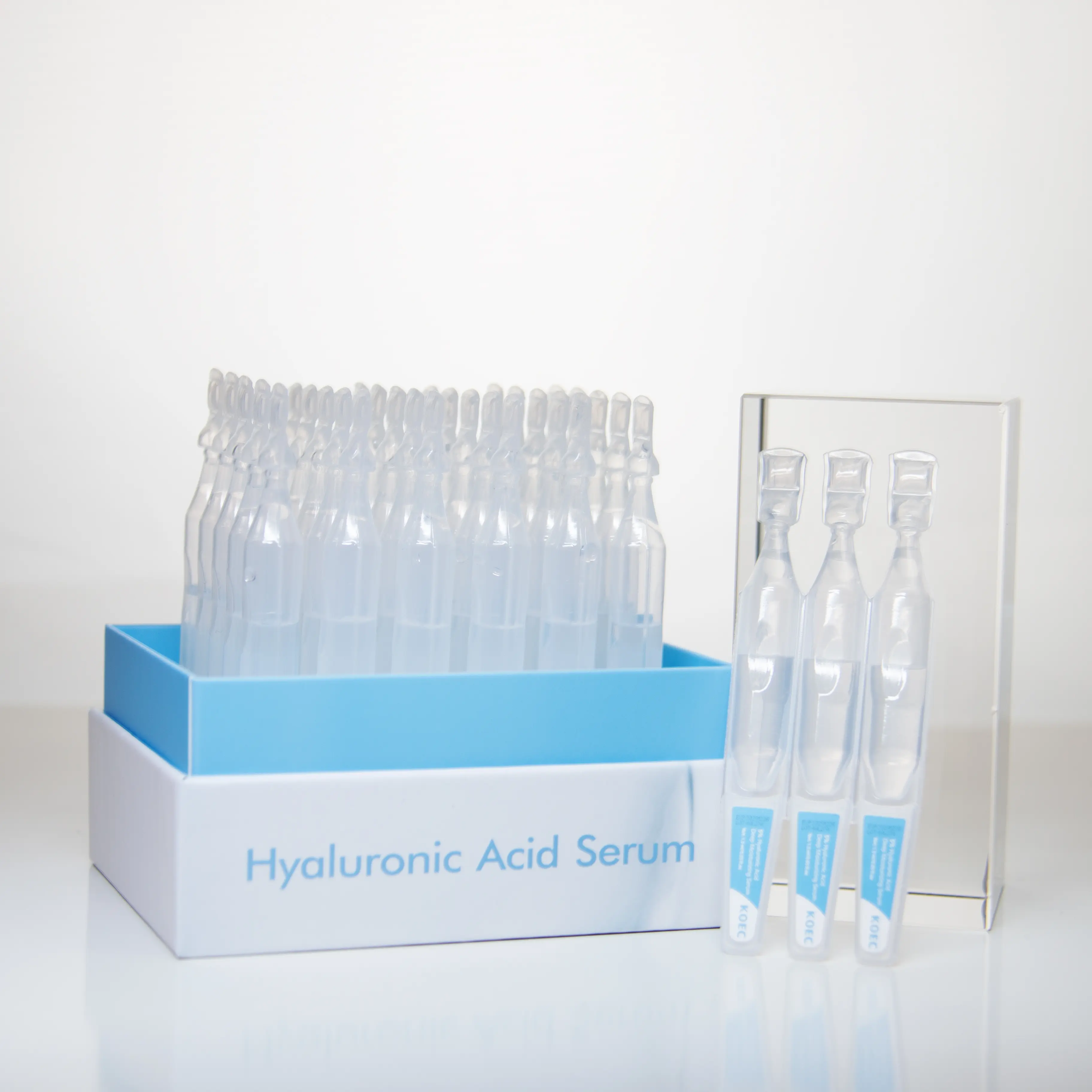Summervibes 4D Hyaluronic Acid Ampoule Serum, Ultra Hydrating Moisturizer - Anti-Aging, Pre-Makeup Skincare for Dry & Sensitive Skin, Repairs & Restores Skin Condition (30 Vials), Repair