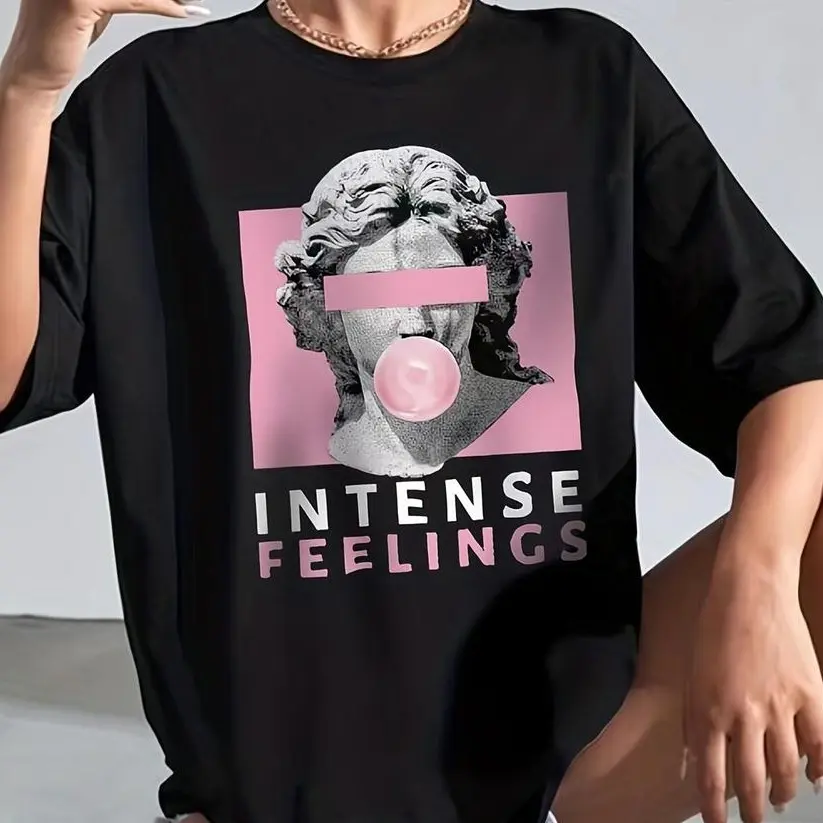 Intense Feelings Unisex T-shirt all size color, Vintage shirt, Oversized shirt