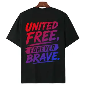 United Free Forever Brave Everyday Wear T-Shirt
