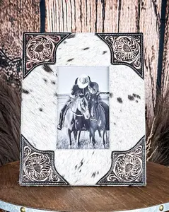 Tumbleweed Trail Photo Frame in Black and White by Myra Bag