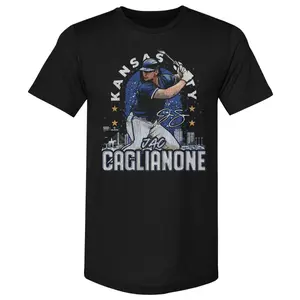 Caglinone Kansas City Baseball Sport Anime Cotton Fabric Casual Streetwear Crew Neck Short Sleeve T-Shirt Trendy Tops for Women for Men, Perfect Gift