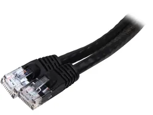 Nippon Labs CAT6MB-7BK 7 ft. CAT 6 UTP Injection Molded Boot Patch Ethernet Cable, Black
