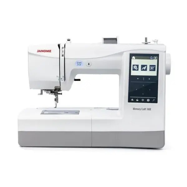 Janome Memory Craft 100E Embroidery Machine with Bonus