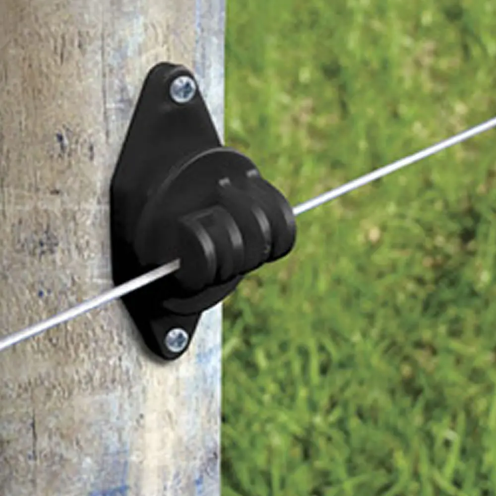 Patriot 820023 Wood Post Claw Insulator - Black