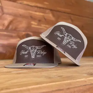 Richardson 168 Brown/Khaki 7 Panel Bull Richardson 168 Brown/Khaki 7 Panel Bull