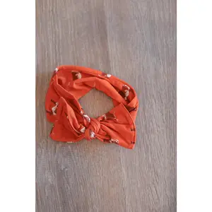 Longhorn Bamboo Bow Headband