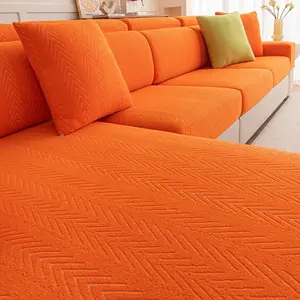 Simple Bone Sofa Cover, Dustproof and Scratch-Resistant, Reusable for All Seasons, 1 Person, 2 Person, 3 Person, 4 Person, L-Shaped Seat