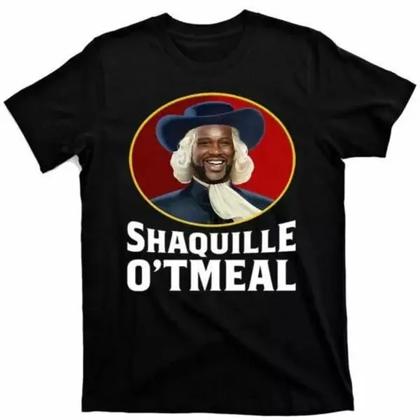 Shaquille O'tmeal Shirt, Funny T Shirts, Fashion Men's Top for Daily Wear, Menswear,  Men's T Shirts Regular Fit Casual Comfy Round Neck Half Sleeve T-Shirt for Summe Men's Funny Shirt Funny Dad Shirt Cotton Unisex