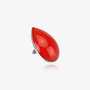 Blood Teardrop Steel Dermal Anchor Top