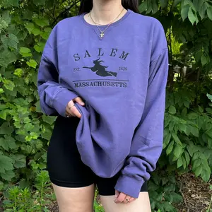 Salem Massachusetts Witch Halloween Sweatshirt