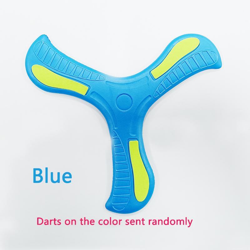 Children Boomerang Soft Three-leaf Cross Outdoor Toy Flying Disc Adult-kids Interactive Sports Toy for Puzzle Decompression Gift #RRB