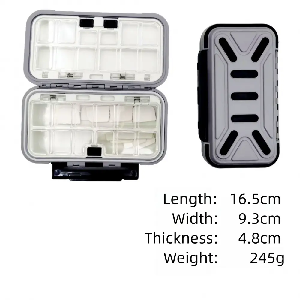 24-slot Lure box (large Size - Gray)