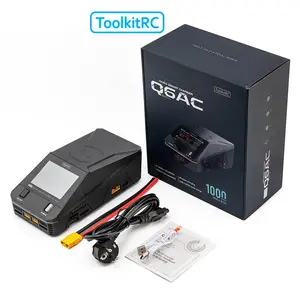 ToolkitRC Q6AC Charger AC 400W/DC 1000W 4CH output Built-in 65W USB A/TYPEC Output ,LiPo, 1-6S，NiMH 1-16S,PB 1-10S Charger