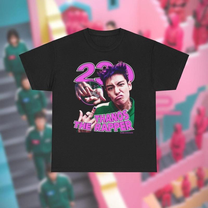 Squid Game 2 Thanos The Rapper 230 Tee, Classic Fashion, Timeless Design for All, Classic Fashion, Fits Every Occasion