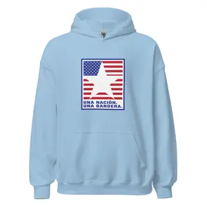 "Una Nación, Una Bandera" Unisex Hoodie